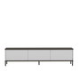 Hanah Home Soporte de TV Blanco con Estantes